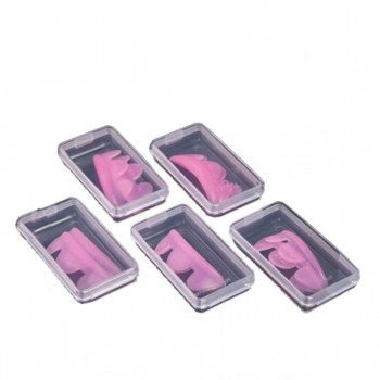 Бигуди силикон для завивки ресниц Vivienne Premium розовые 