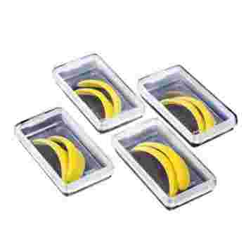 Бигуди силиконовые для завивки ресниц Vivienne Premium желтые S