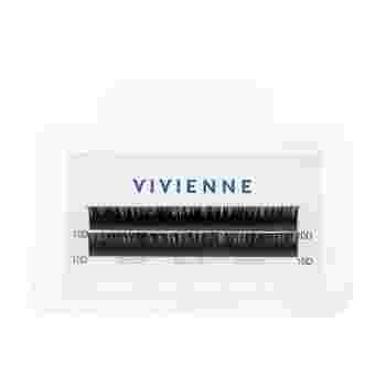 Ресницы Vivienne ELITE Черный 2 линии (0,07*C 10 мм)