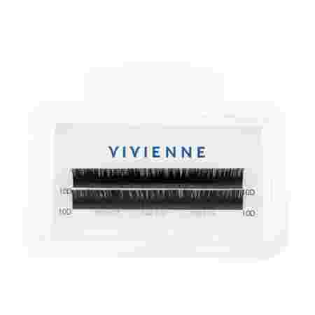 Ресницы Vivienne ELITE Черный 2 линии (0,07*D 12 мм)