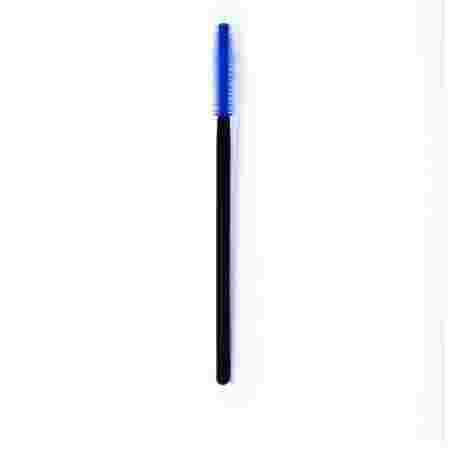 Щеточка для ресниц Vivienne черная ручка 10 шт (Синяя)