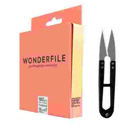 Файл-лента для пилы Wonderfile 160х18 + ножницы (180 grit)