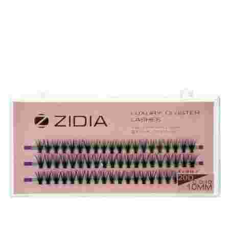 Ресницы ZIDIA Cluster 3 ленты 20D (01*C 10 мм)