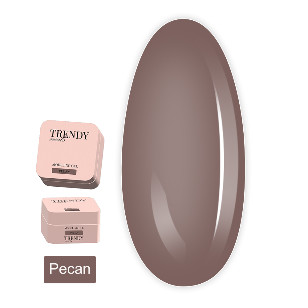 Гель для нарощування нігтів TrendyNails HFTF  (Classic color Pecan)