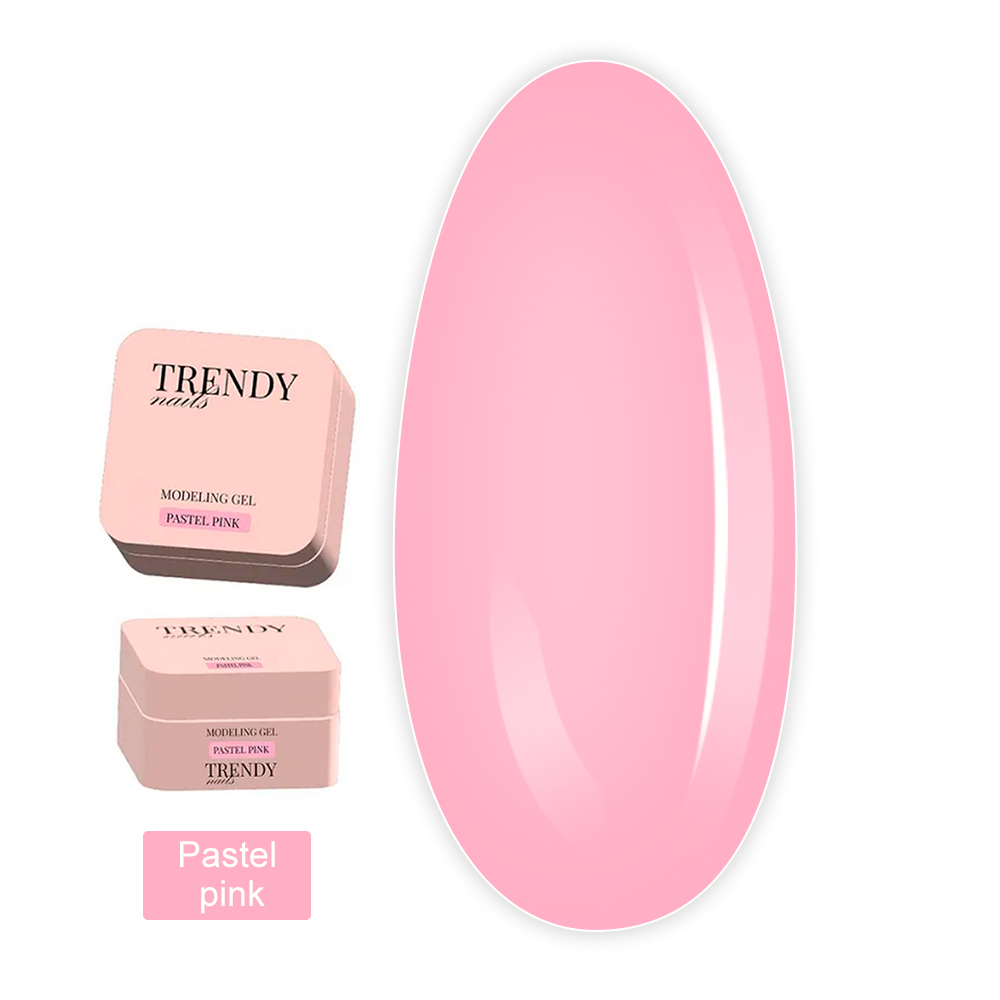 Гель для наращивания ногтей TrendyNails HFTF  30 мл (Classic color Pastel pink)
