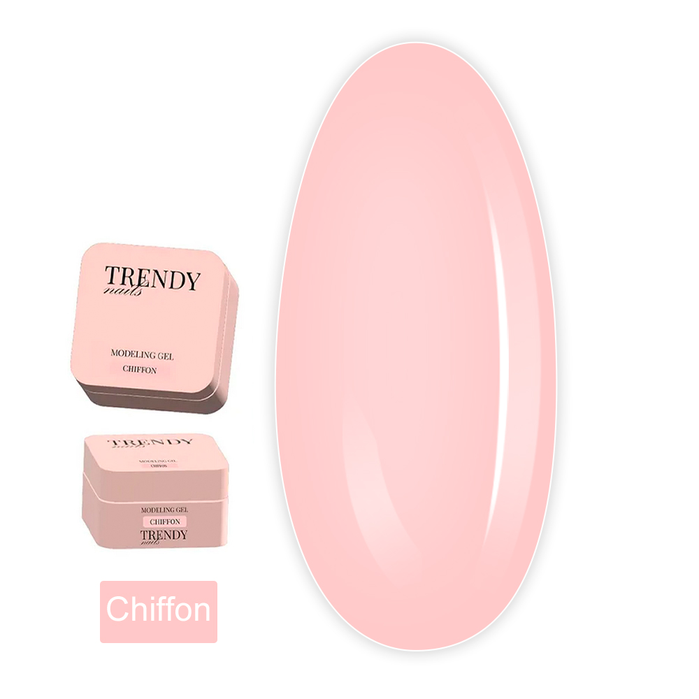 Гель для наращивания ногтей TrendyNails HFTF  30 мл (Classic color Chiffon)
