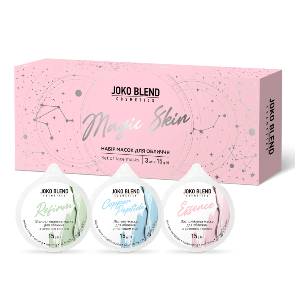 Набір масок для обличчя Joko Blend (Magic Skin)