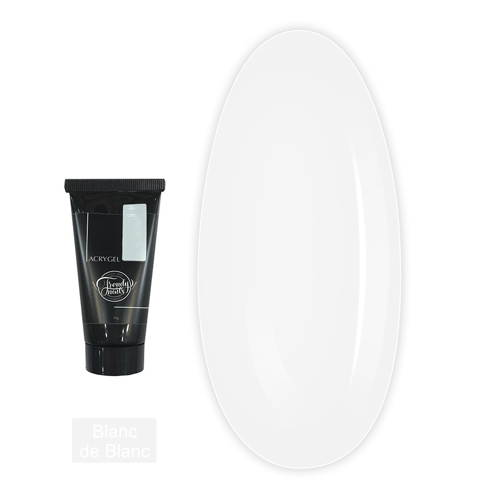 Гель Acrygel TrendyNails HFTF  30 г (Blаnc de Blаnc)