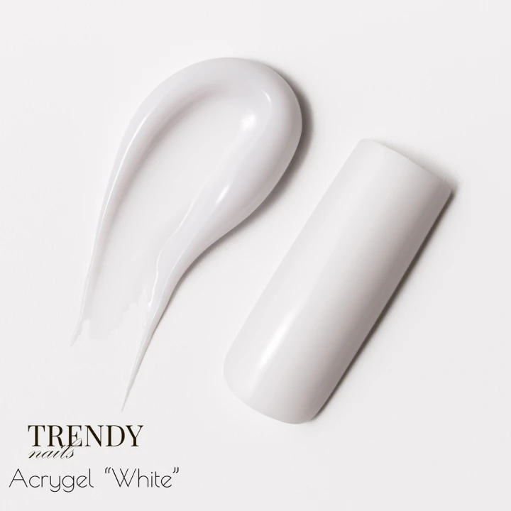 Гель Acrygel TrendyNails HFTF 30 г (White)