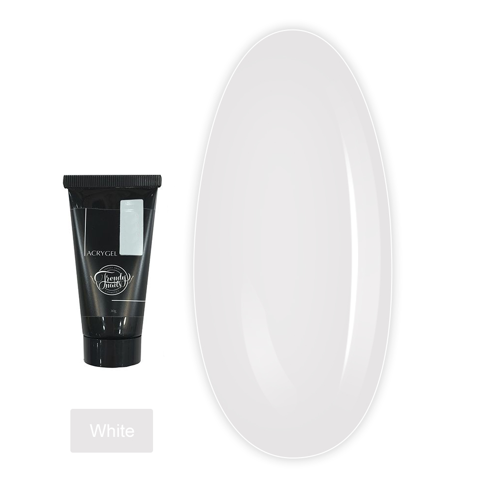 Гель Acrygel TrendyNails HFTF 30 г (White)