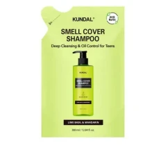 Рефіл шампуню для підлітків Kundal AllDay Smell Cover (Lime Basil&Mandarin 380 мл)