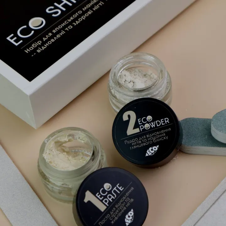 Набір для японського манікюру Eco grit (Eco Shine)