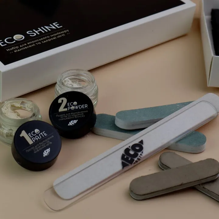 Набір для японського манікюру Eco grit (Eco Shine)