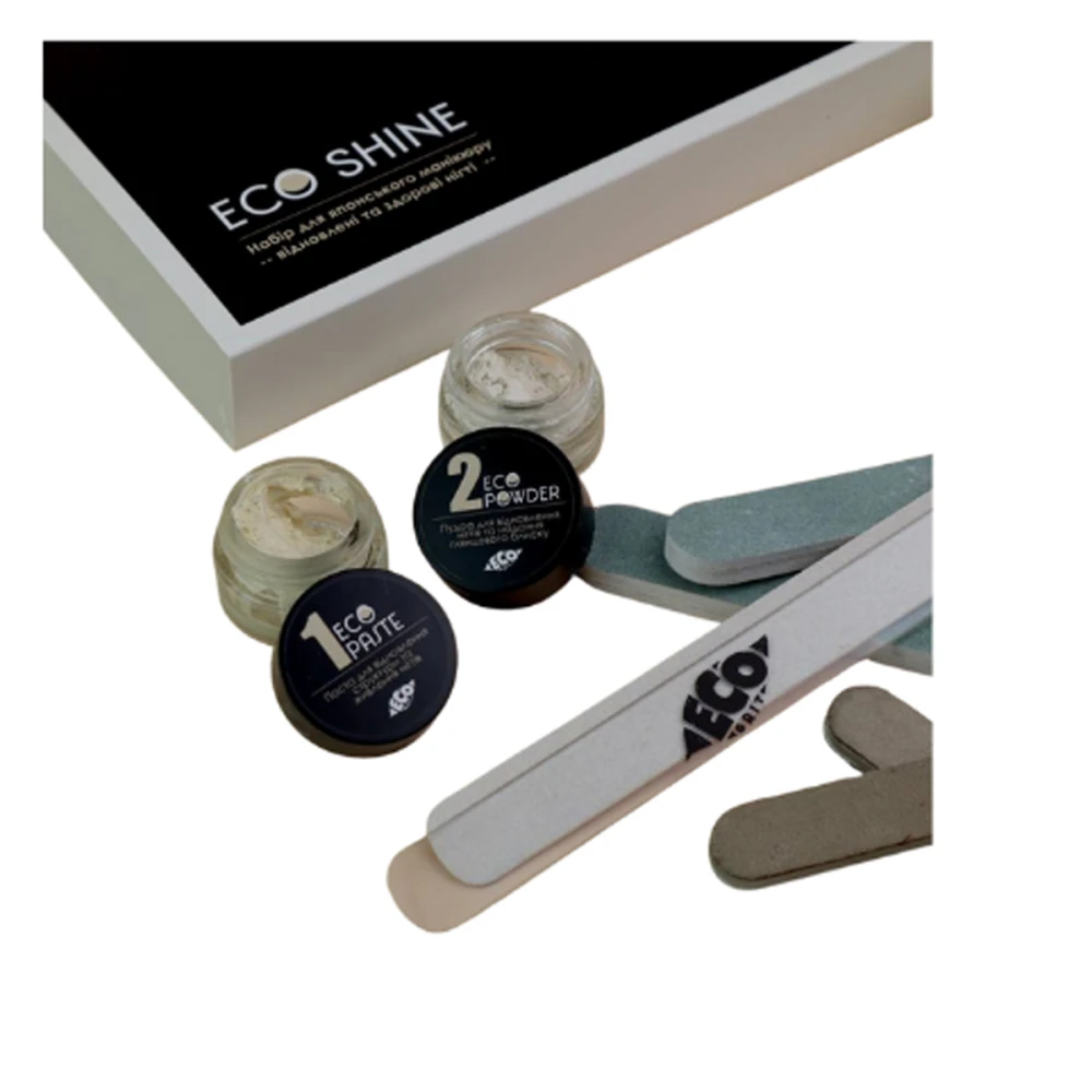 Набір для японського манікюру Eco grit (Eco Shine)
