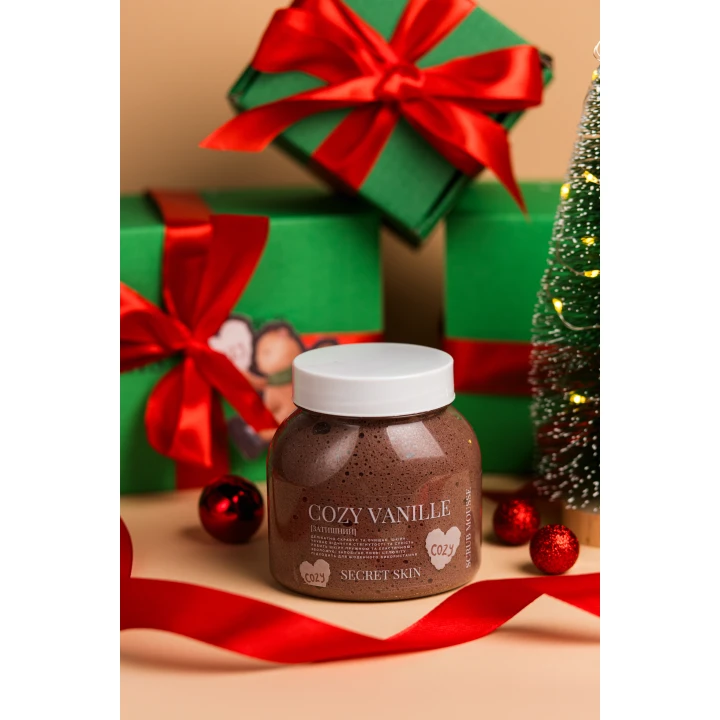 Скраб мусс для тела Secret Skin (COZY VANILLE 400 мл)