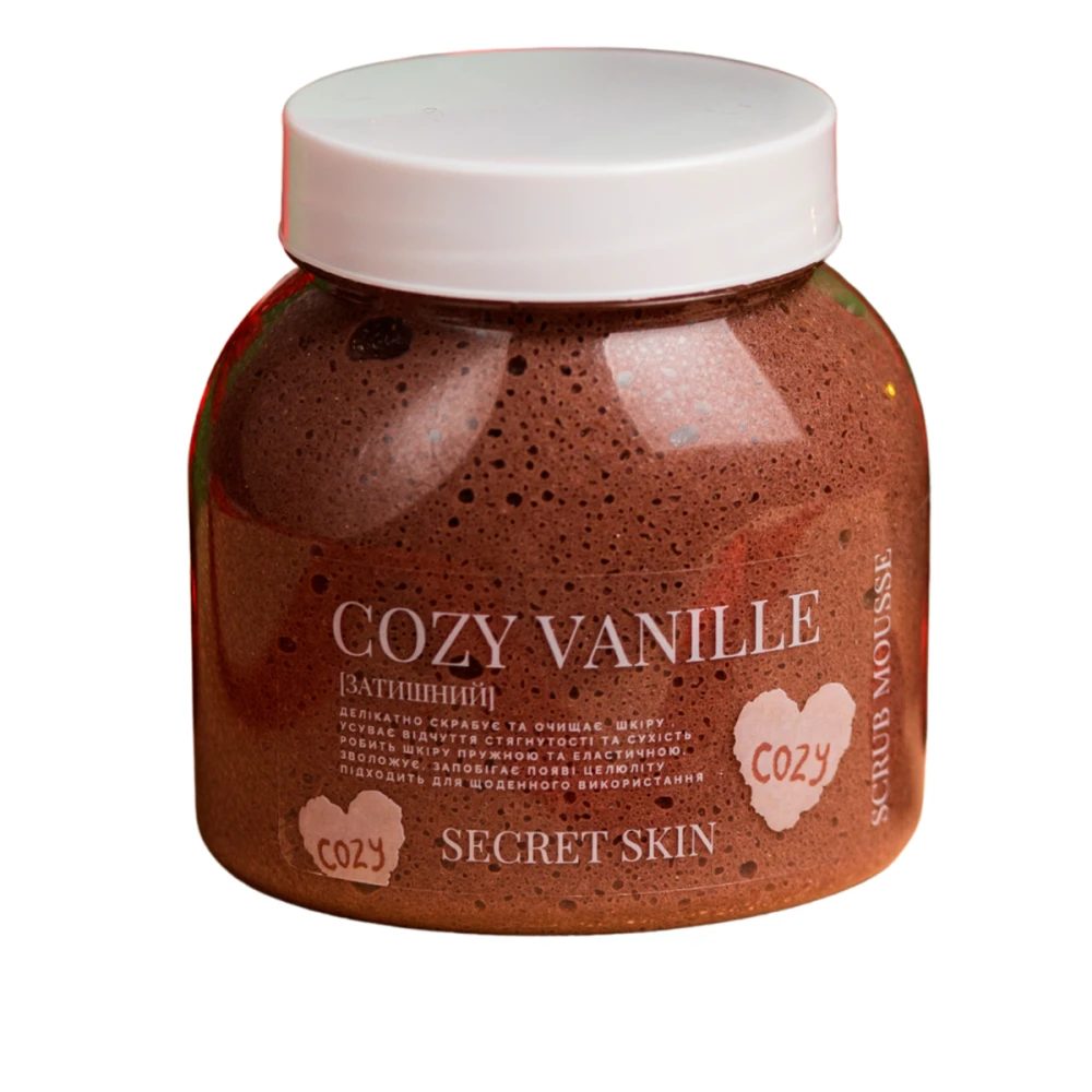 Скраб мусс для тела Secret Skin (COZY VANILLE 400 мл)