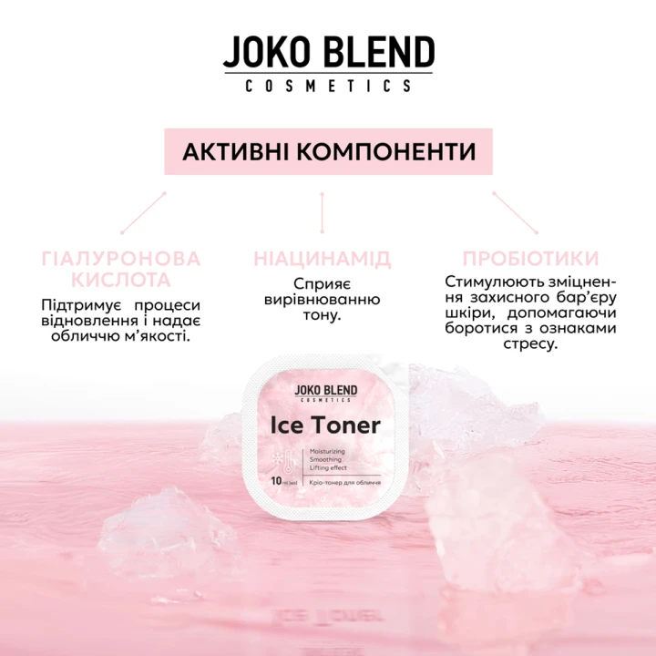 Крио-тонер для лица Joko Blend (Ice Toner 6 шт. 10 мл)