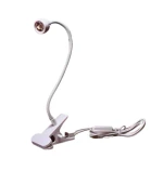 Лампа LED/UV гибкая на прищепке (White 5W)