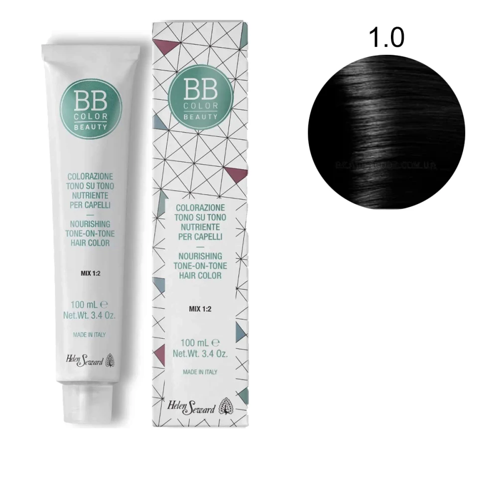Фарба для волосся без аміаку HELEN SEWARD (Beauty BB COLOR 1-0 100 мл)