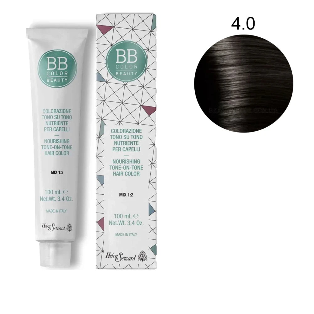Фарба для волосся без аміаку HELEN SEWARD (Beauty BB COLOR 4-0 100 мл)