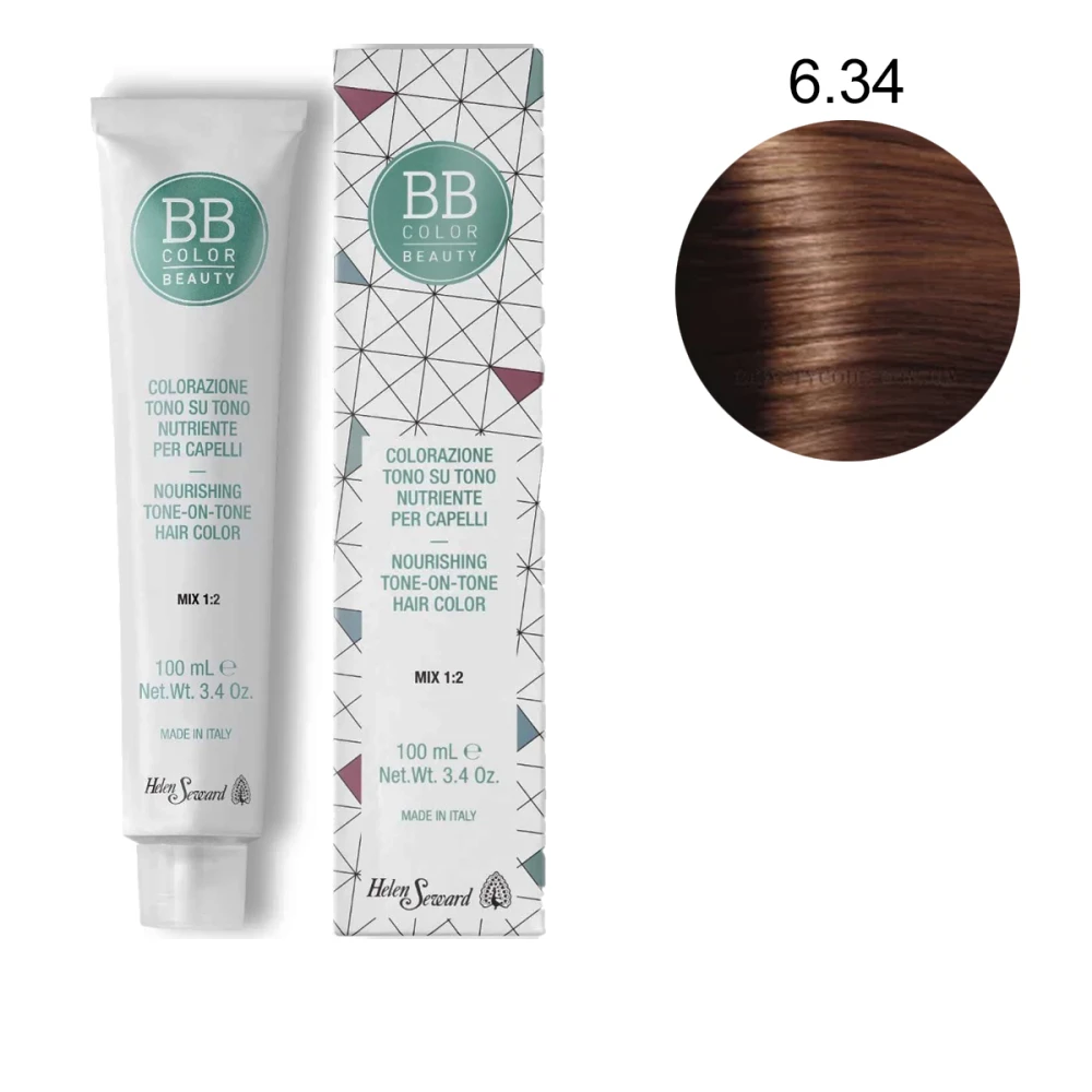 Фарба для волосся без аміаку HELEN SEWARD (Beauty BB COLOR 6-34 100 мл)