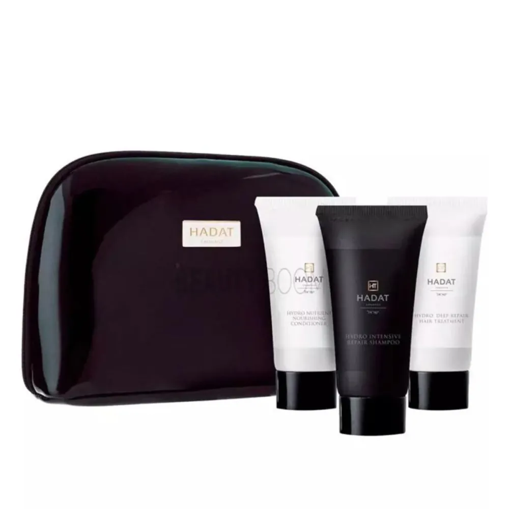 Набор подарочный HADAT (Hydro Repair Hair Set Shampoo+Nutrient conditioner+The deep repair hair 70+70+70 с косметичкой)