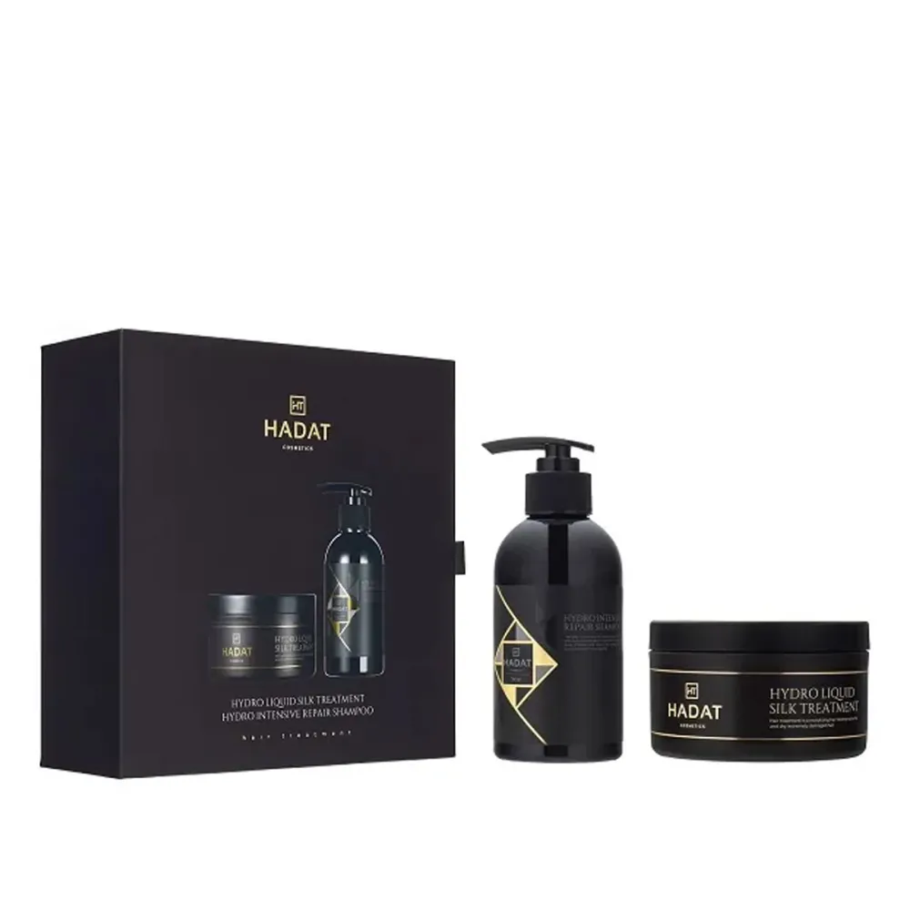 Набор подарочный HADAT (Repair Silk Combo Intensive Repair Shampoo+Liquid Silk Treatment 70+300 )