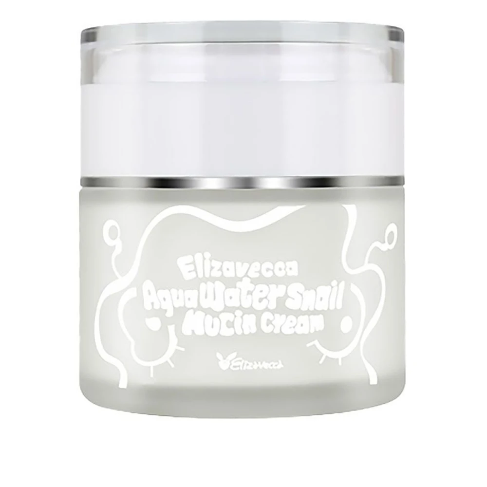Крем для лица увлажняющий с муцином улитка Elizavecca (Aqua Water Snail Mucin Cream 50 мл)
