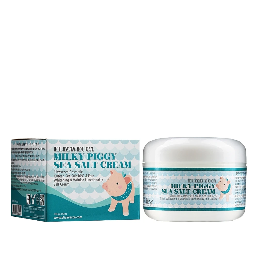 Крем для лица солевой коллагеновый Elizavecca (Milky Piggy Sea Salt Cream 100 мл)