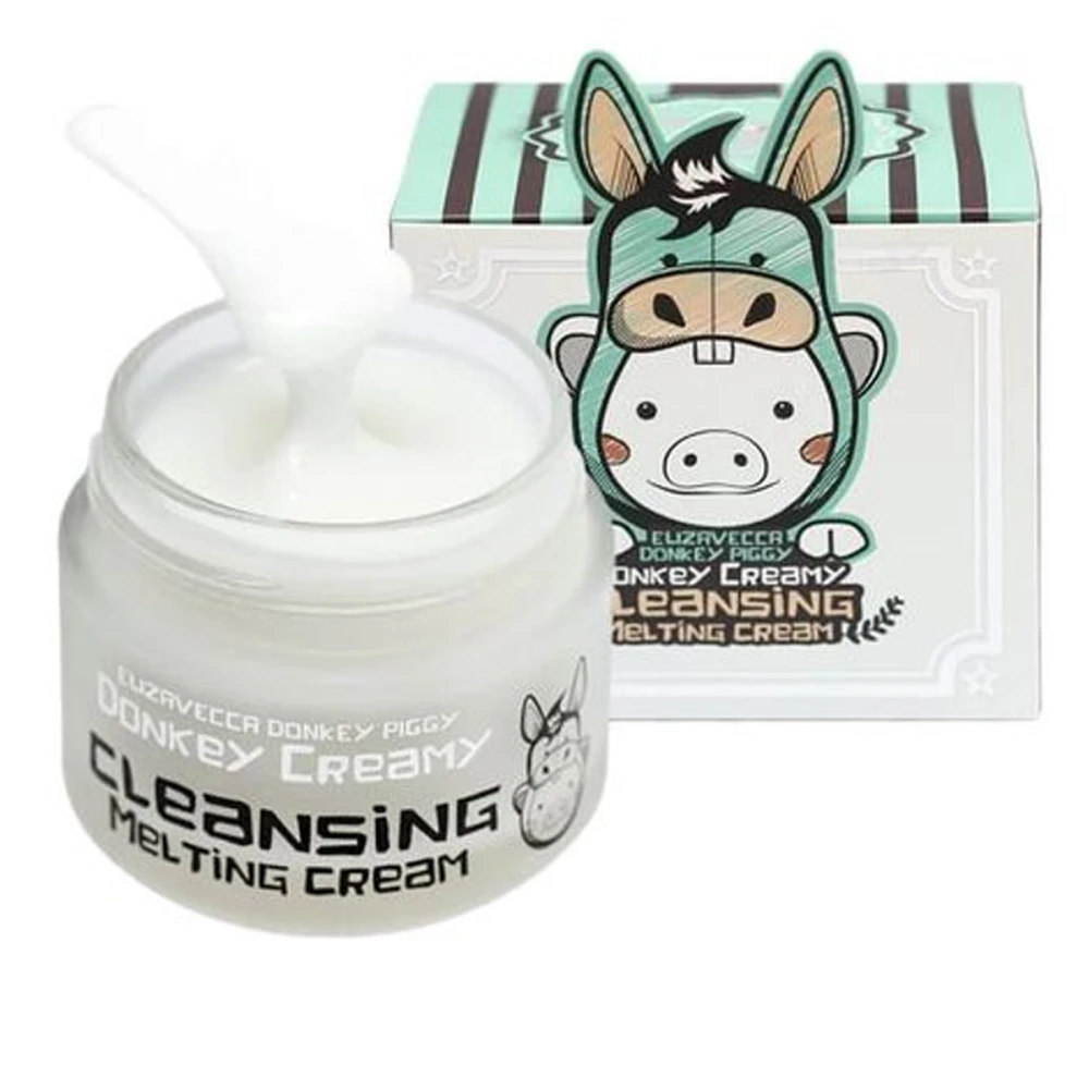Крем-масло очищающее для снятия макияжа Elizavecca (Donkey Creamy Cleansing Melting Cream 100 мл)