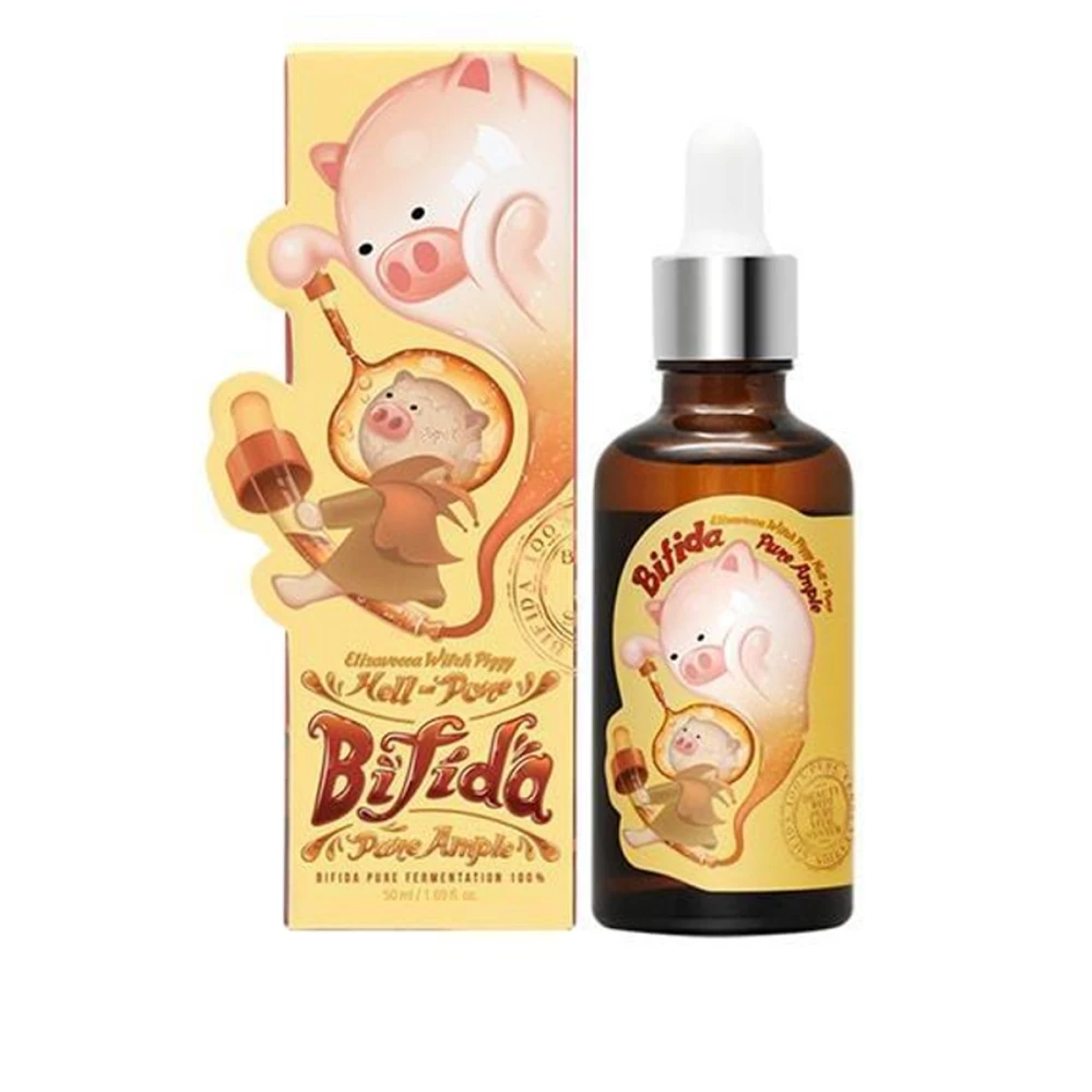 Сыворотка восстанавливающая на основе лизата бифидобактерий 100% Elizavecca (Witch Piggy Hell-Pore Bifida Pure Ample 50 мл)