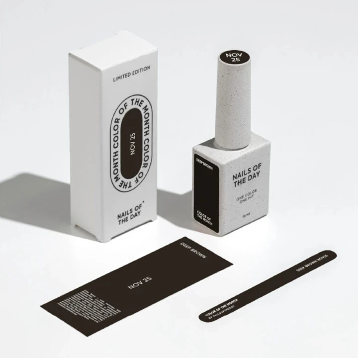 Гель-лак Color of the month NailSofTheDay (November 2025 Deep Brown 10 мл)