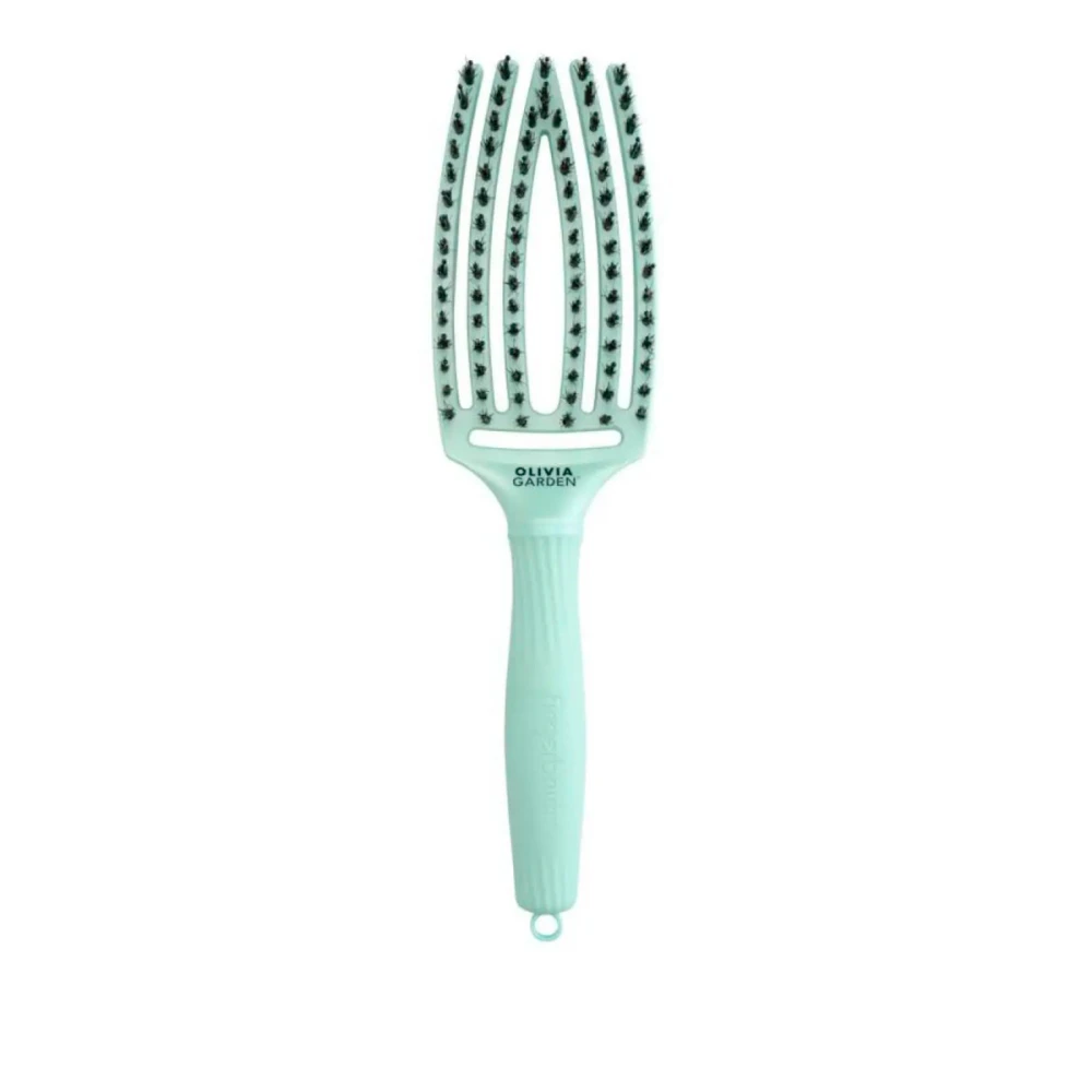 Щетка для волос Olivia Garden (FINGERBRUSH Iconic Arctic Teal Boar&Nylon)