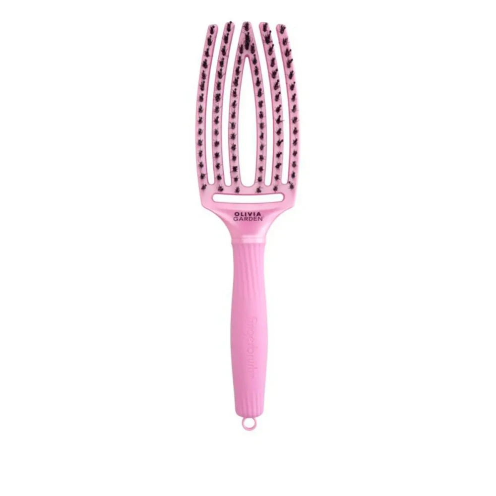 Щетка для волос Olivia Garden (FINGERBRUSH Iconic Celestial Pink Boar&Nylon)