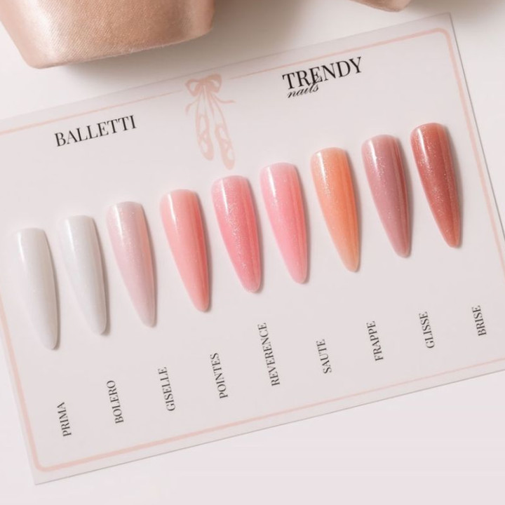 Гель для наращивания ногтей TrendyNails HFTF 30 мл (Balletti collection Glisse)