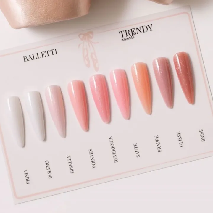 Гель для нарощування нігтів TrendyNails HFTF  30 мл (Balletti collection Glisse)