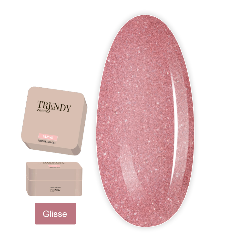 Гель для нарощування нігтів TrendyNails HFTF  30 мл (Balletti collection Glisse)