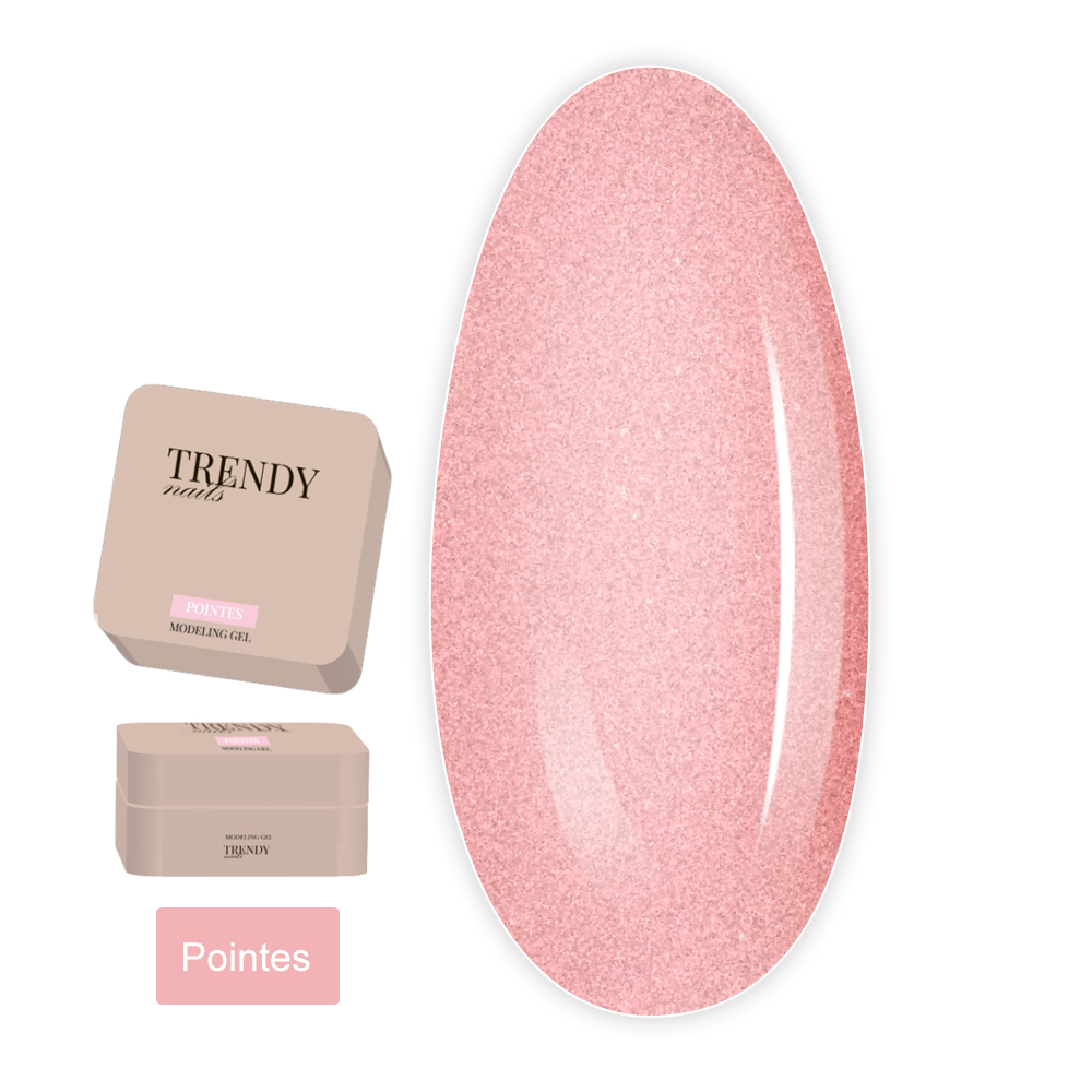 Гель для нарощування нігтів TrendyNails HFTF  30 мл (Balletti collection Pointes)