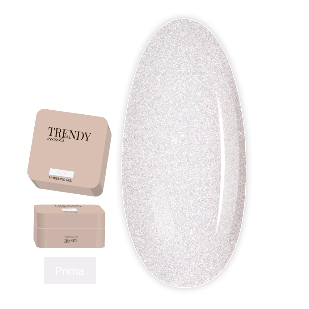 Гель для нарощування нігтів TrendyNails HFTF  30 мл (Balletti collection Prima)