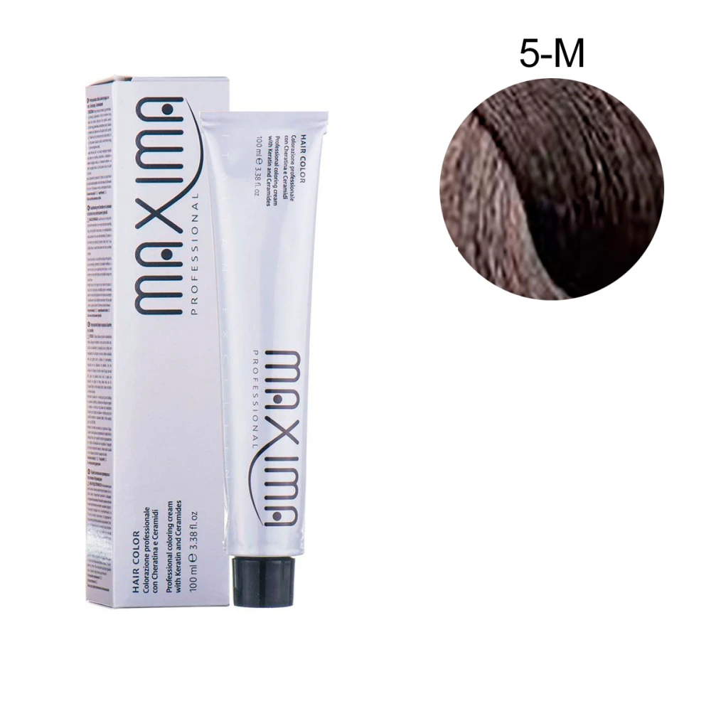 Фарба для волосся з кератином 100 мл (5 M)