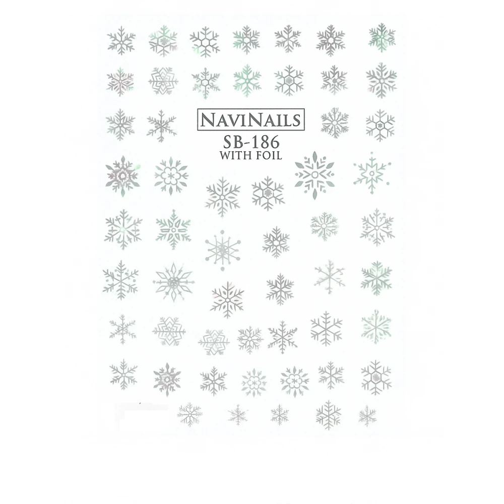 Слайдер Navinails UltraFoil (sb 186 Срiбло)