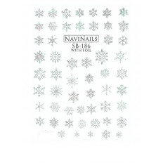 Слайдер Navinails UltraFoil (sb 186 Срiбло)