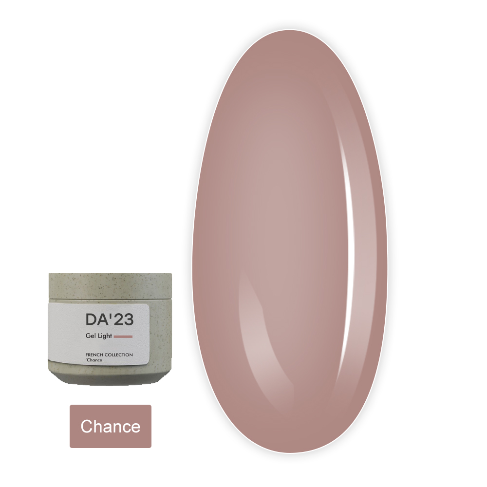 Гель Light DA_23 French collection, 15 мл (Chance)