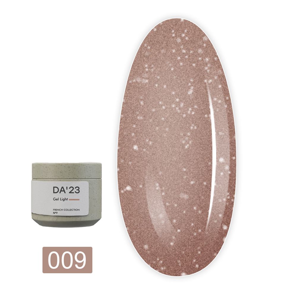 Гель Light DA_23 French collection, 15 мл (09)