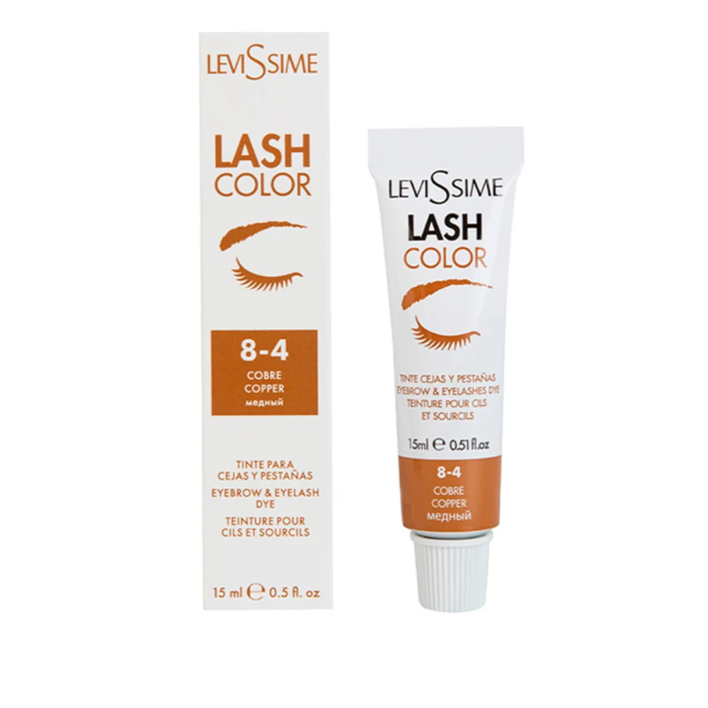 Краска для ресниц и бровей Levissime 15 мл (8-4 Медная)