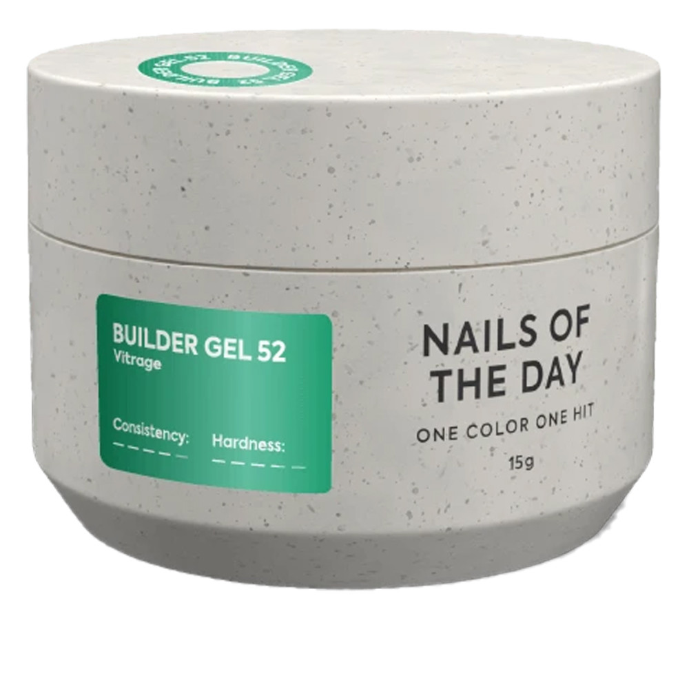 Гель Builder gel NailSofTheDay (52 Зеленый)