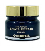 Крем антивіковий з екстрактом слизу равлика Medipeel 24K Gold Snail Repair Cream  (24K Gold Snail Repair Cream 50 мл)