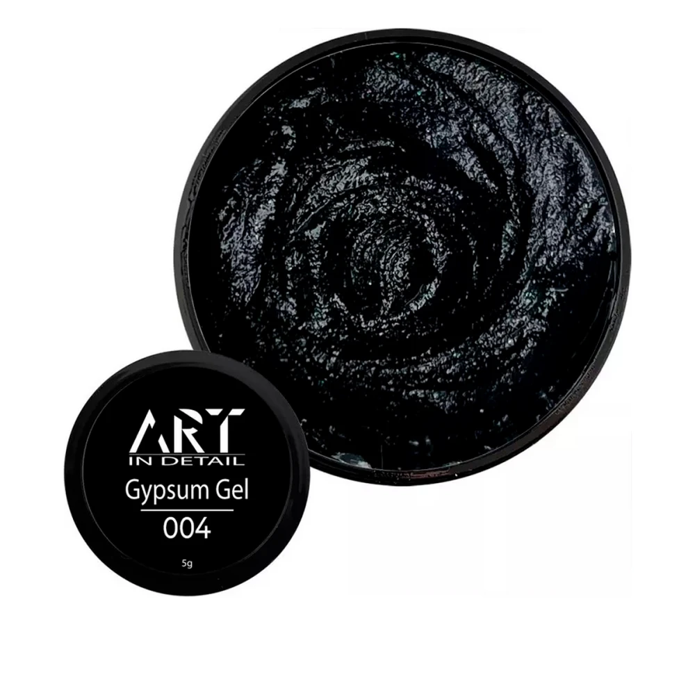 Гель для дизайна ногтей Gypsum Gel 5 мл (004 Black)