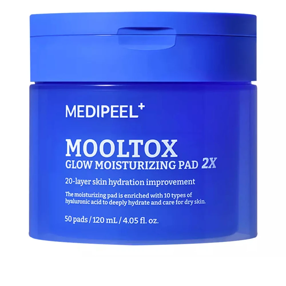 Педи зволожуючі для обличчя Medipeel (MOOLTOX GLOW MOISTURIZING PAD 2X 50 шт 120 мл)