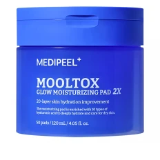 Педи зволожуючі для обличчя Medipeel (MOOLTOX GLOW MOISTURIZING PAD 2X 50 шт 120 мл)